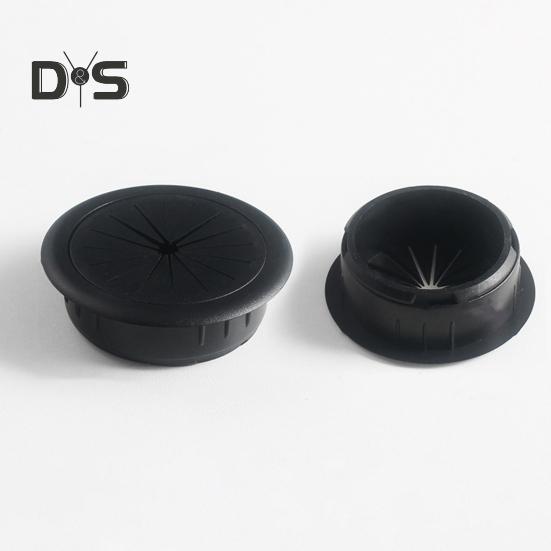 Computer Desk Threading Hole Cover Plate Rice-shaped Round Desk Hole Desktop Opening Wire Buckle Cover Plastic Decorative Cover