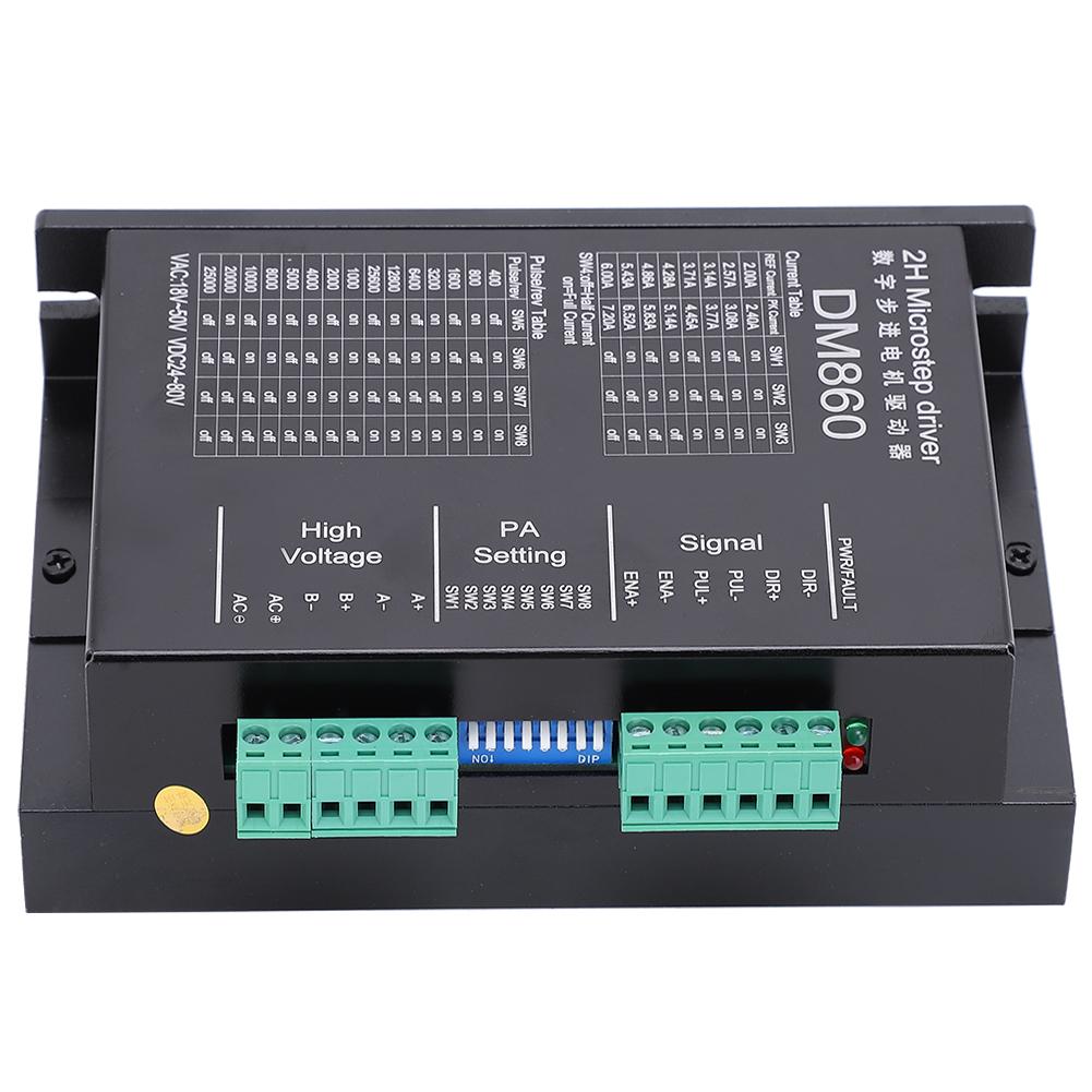 

Step Motor Driver Stepper Controls Drives DM860 Support PULDIRCWCCW Mode