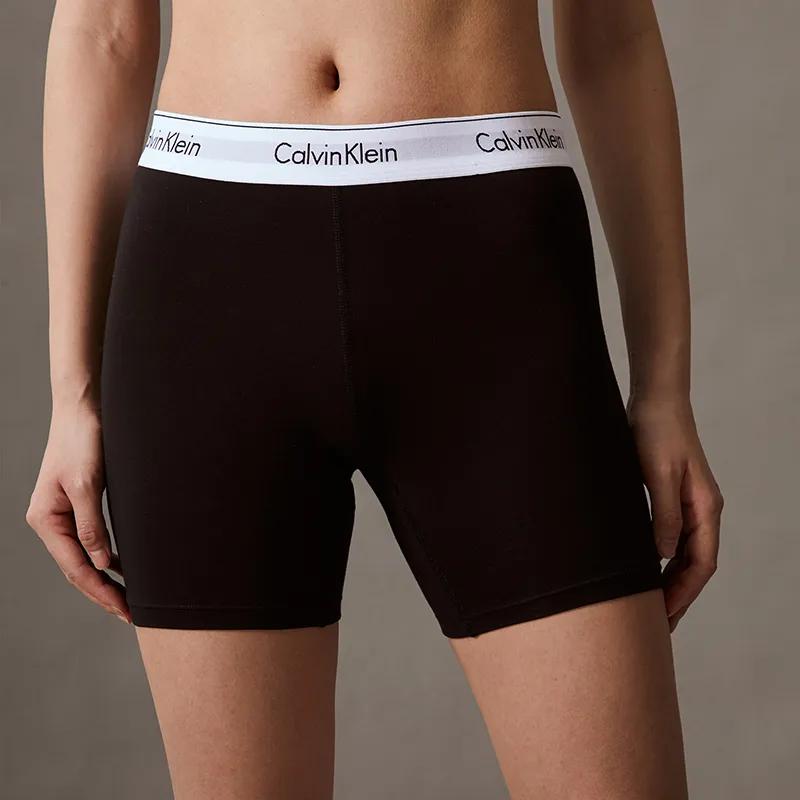 CALVIN KLEIN Denim Series Modern Elastic Waistband Wearable Outside Safety Shorts for Women S