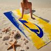 Rams Team Spirit Beach Towel, Quick-drying, Easy to Care for, Use for Both Fitness and Beach Vacations,Sports Essential Fan Gift