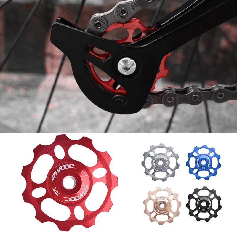 Pulegge Deragliatore Bici 11T - Lega Alluminio CNC, Cuscinetti A Sfera, Per MTB E Strada - Foto 12