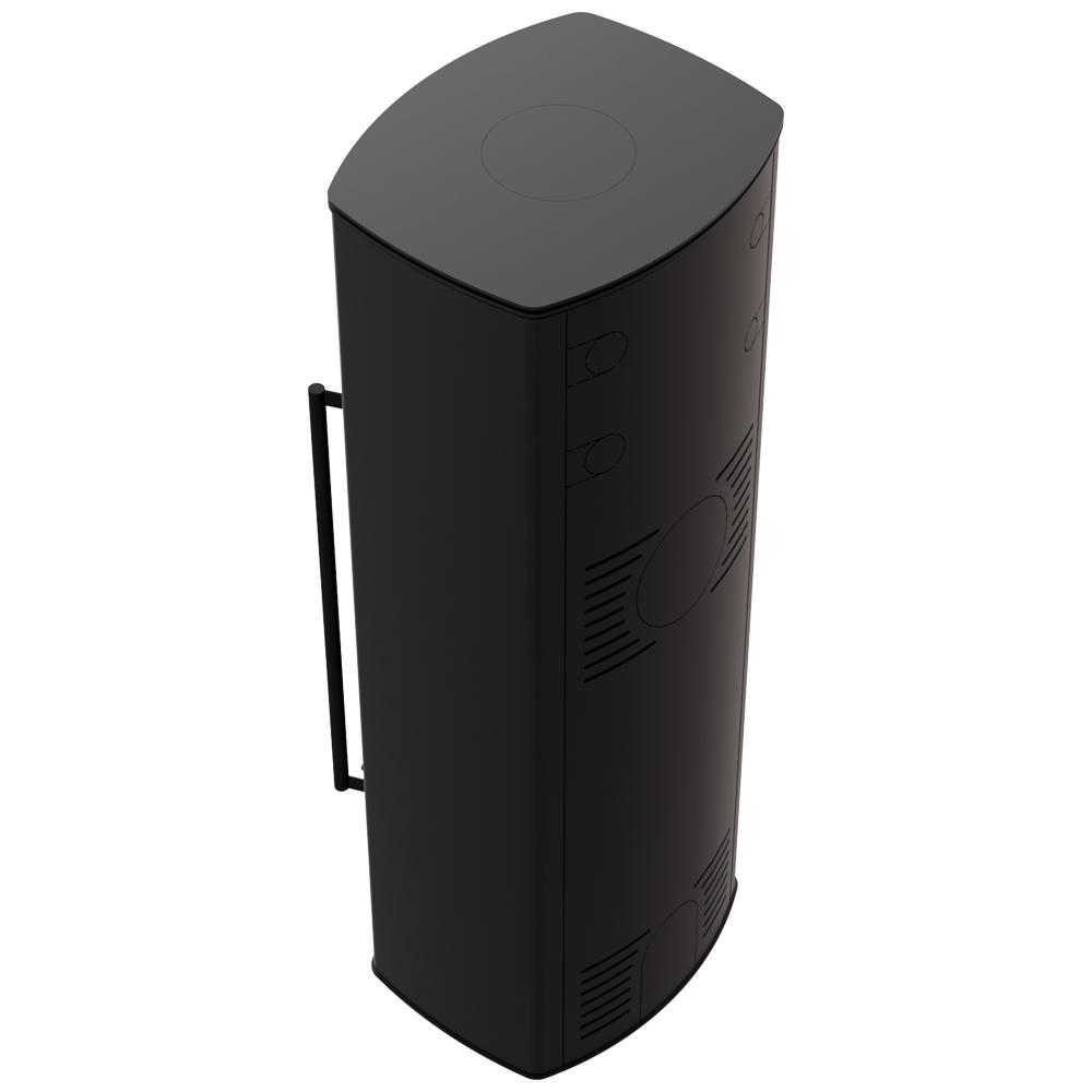 Free Standing Steel Stove KRATKI AB KRATKI ENYO R High 5.5 kW Ø 100/150 Black Thermotec