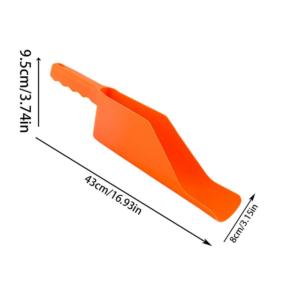 

Gutter Getter Scoop Cleaning Roof Tools Flexible Dirt Debris Remove Multi Use Eaves Garden Leaf Gutter Spoons Cleaning Shovels помаранчевий