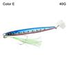 Iron Fishing Lure 40g 60g Fishing Tackle Durable Metal Jig Lure