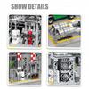 Non-Toxic City Street View Building Blocks Natural Gas Storage Center Laboratory Transport Station 3 In 1 Assembly Model Bricks Kids Gifts