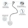 USB Flexible Wall Mount Night Lamp Hotel Bedside Wall Lamp LED Flexible Gooseneck Tube Switch Study Reading Sconces Light