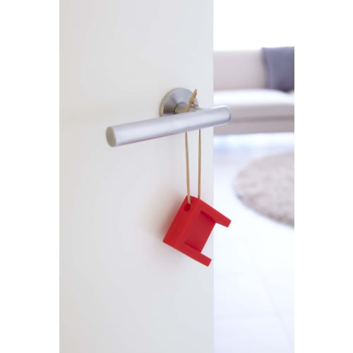 Yamazaki Industrial Door Stopper Cube, Red, 7107