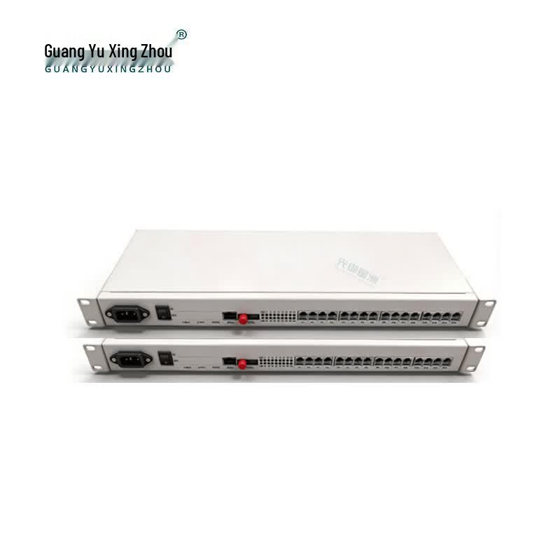 GY-16P1GE 16-Channel Telephone & Gigabit Ethernet Optical Multiplexer
