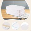 1 Pizza Proofing Box Stackable Tray with Lid Container Food Storage Organizer Suitable for Kitchen
