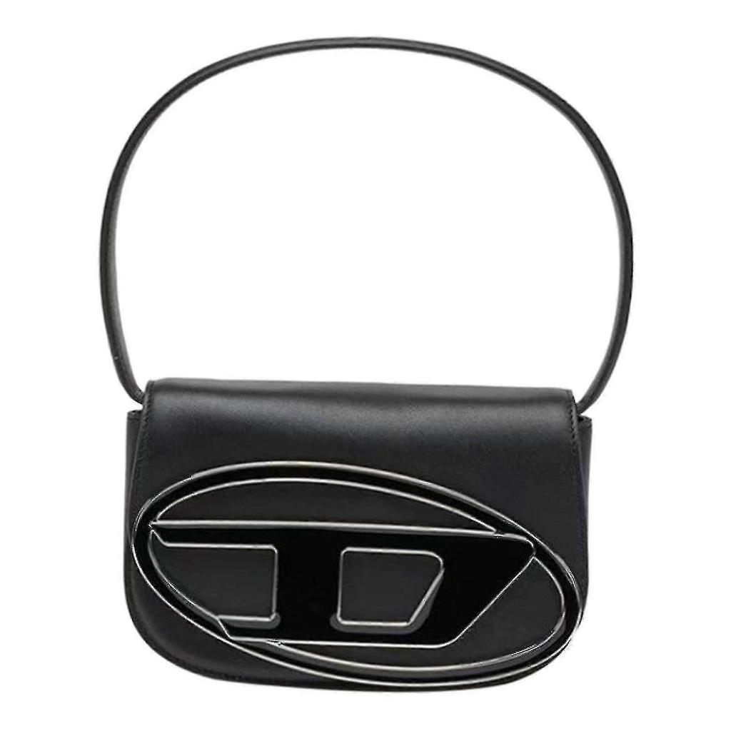 Trendy Lightweight Black PU Leather Women's Shoulder Bag Clutch Purse