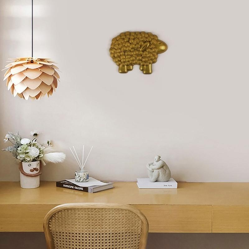 652F Artistic Sheep Gypsum Silicone Molds for Creative Workshops Resin Mould