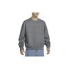 Nike SB Alphabetic Crew Neck Fleece Sweatshirt Unisex Tops Smoke-Grey FB8434-084