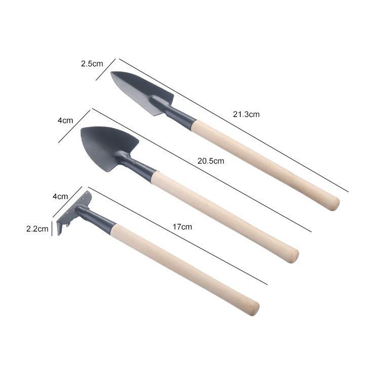 In-Stock Mini Garden Tool Set: Small Shovel, Rake, Trowel for Succulents and Potted Plants