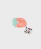 Socks Appeal Nat Hair Clip Strawberry Cat Pink