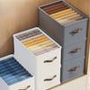 1pc Thicken Clothes Organizer Sweater Storage Cabinets Drawers Organizer Jeans Storage Box Wardrobe Clothes Storage Organizers