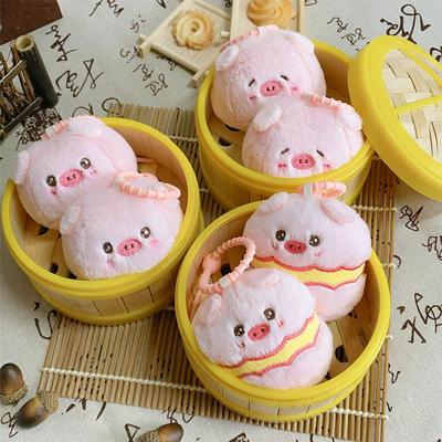 Adorable Pig Plush Pendant Figurine - Macaron Pig Doll Toy Gift