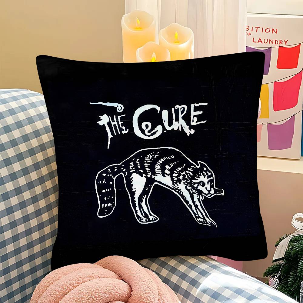 Pc Band THE CCURE Pillow Case Fashion Square Pillowcase Bedroom Sofa Room Ins Decoration Leisure