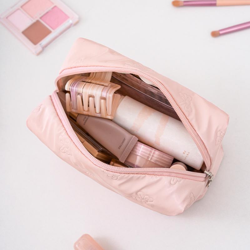 Octagonal Butterfly Makeup Bag: Large, Versatile, and Portable with Zipper