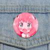 32/44/58mm SPY X FAMILY Enamel Pin Cute Anime Brooches Anya Forger Cute Head Lapel Pins Cartoon Badge Backpack Hat Jewelry Accessories Gift