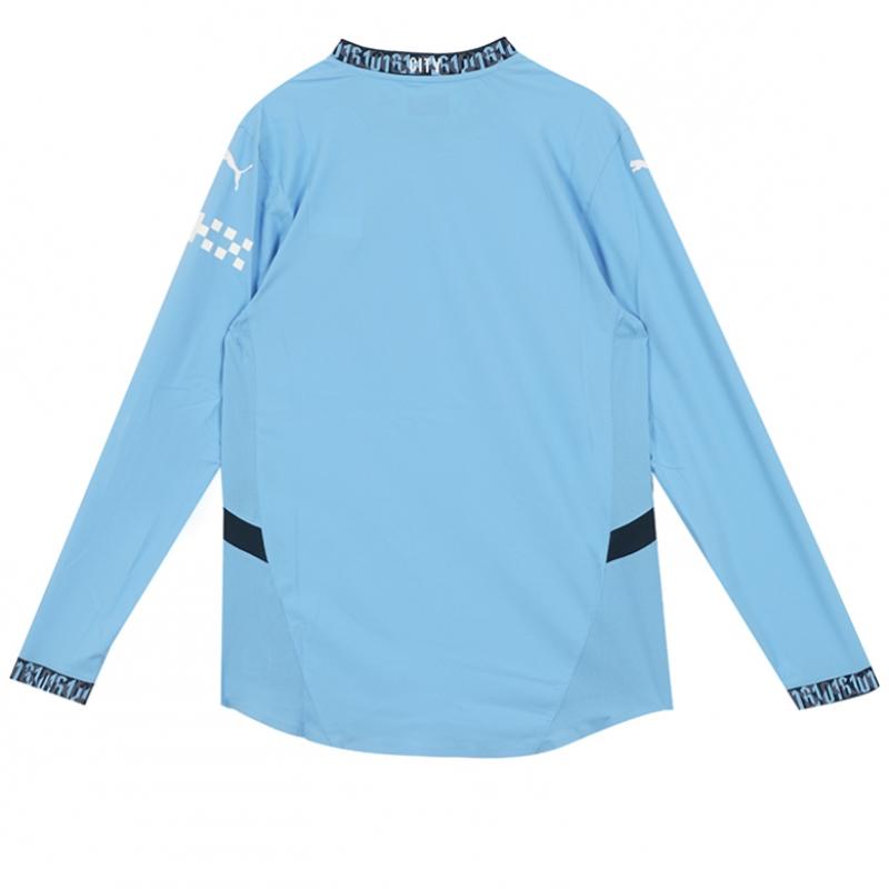 Puma Manchester City 2024 25 Authentic Home Jersey Long Sleeve