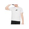 Nike Logo T-Shirt With Letter Print Crew Neck Short Sleeve Kids tops White HM9278-100