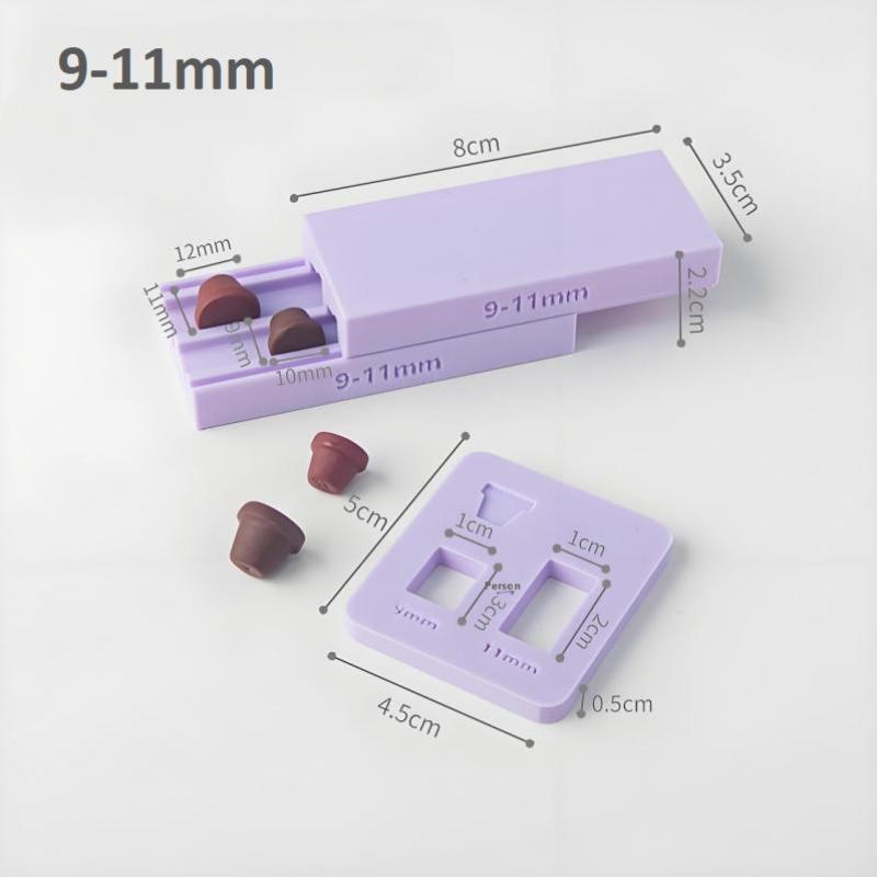 Soft Pottery Polymer Clay Flowerpot Bead Roller Diy Flowerpot Clay Mold Clay Bead Making For Earrings Pendants Jewelry Crafting