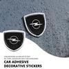 For Metal Auto Door Shield Emblem Car Body Badge Sticker Styling Corsa D Astra G H J K F Mokka C Zafira B Vectra