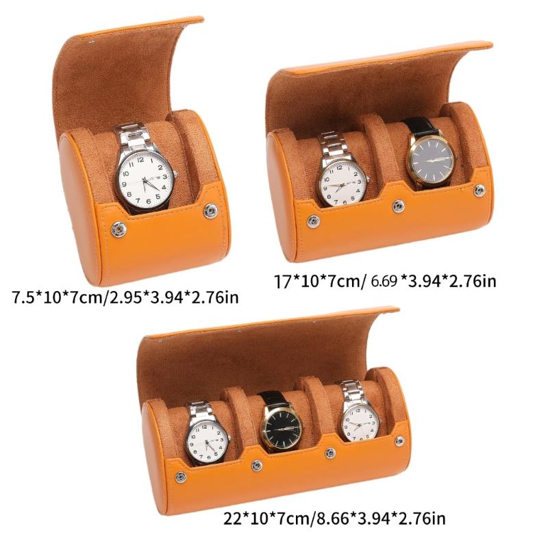 Watch Storage Box Watch Roll Case Watch Jewelry Organizer PU Material for Watch