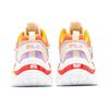 Fila Cage Mid Mixed Synthetic Leather Trendy Sports Mid-Top Dad Shoes Women Sneaker White Orange 5RM01753_827