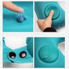 Inflatable U-shaped Neck Pillow, Portable and Foldable Travel Pillow with Manual Inflation, Cervical Spine Support Pillow