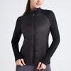 Leichte nahtlose Damen-Laufjacke aus weißer Gänsedaune