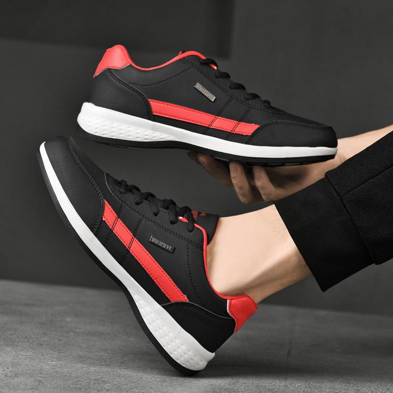 Fashion ACKOOR Men Shoes Spring Autumn Waterproof Walking Sneakers Leisure Male Leather Sports Shoes Non-Slip Footwear Tennis for Men