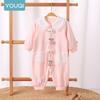 Youqi Baby Girls Long Sleeve Spring/Autumn Romper - Cute Newborn Crawling Bodysuit