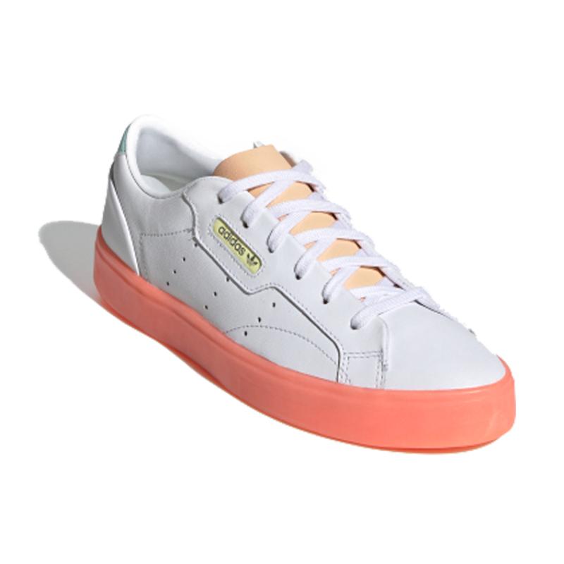 Adidas Sleek 'White Glow Orange' Women's Sneakers FW5463