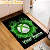 Custom Name Game box Neon Logo  Rug, Office Rug, Chair Rug, Carpet for Living Rooms, Doormat Game Rug Home Decor Christmas Gifts