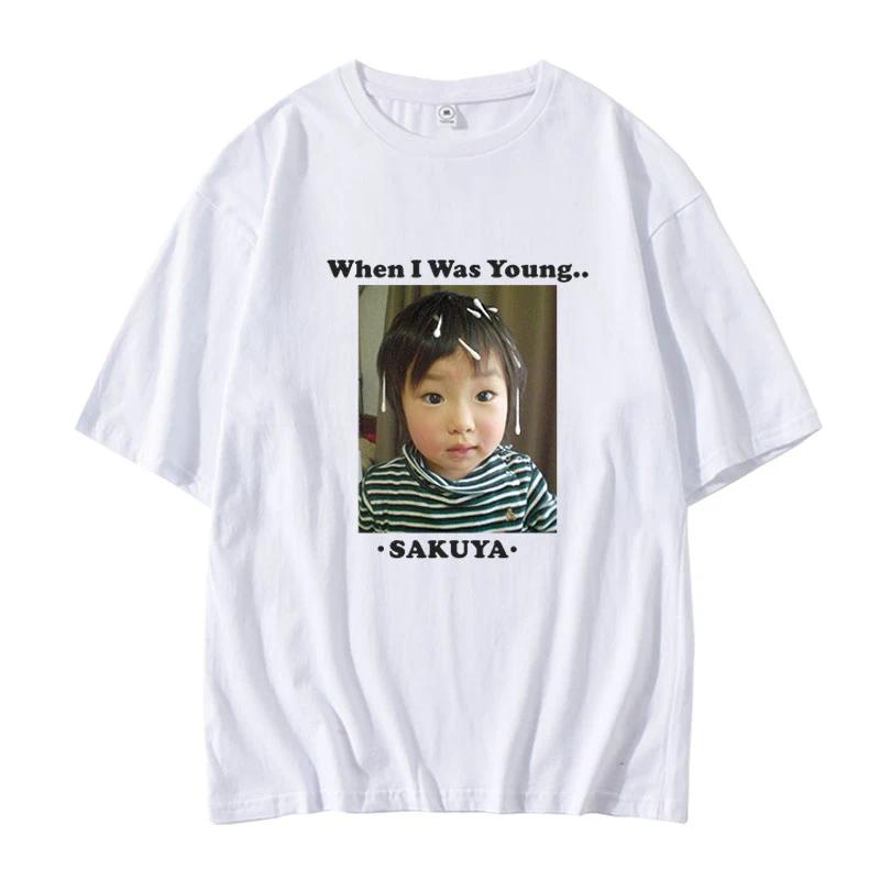 NCTWISH Concert When I Was Young with The Same Loose Summer Fashion Women T-shirt Short-sleeved Round Neck Clothes