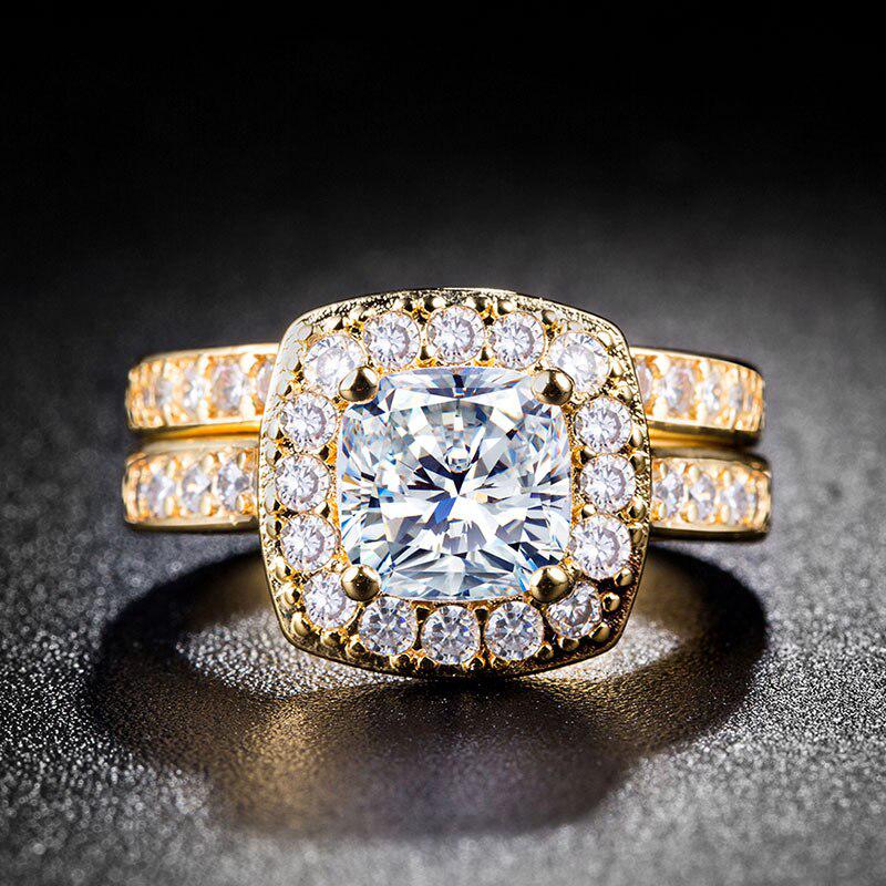 

Lindon Роскошное кольцо с цирконом круглой формы 8 мм, модные ювелирные украшения для женщин, подарок на годовщину свадьбы 10