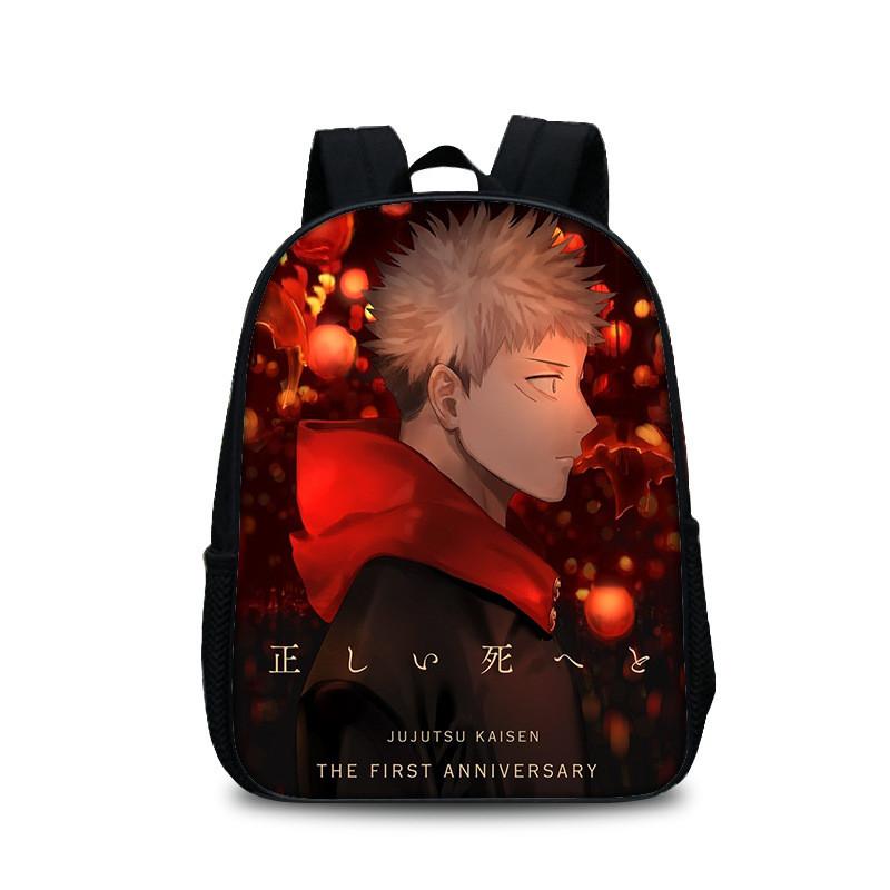 Jujutsu Kaisen Backpack With Polyester Material And Spacious Design For Students And Daily Use