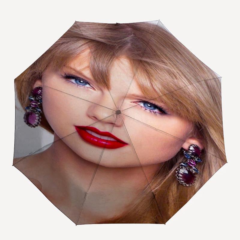 Taylor Theme Automatic Umbrella, Lightweight & Portable, 8 Rib, Perfect for Outdoor Travel, Birthdays, Christmas, Gifts.