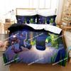 Game My Singing Monsters Bedding Set Printed Single Comforter Quilt Bed Cover Duvet Cover Pillow Case 3 Pieces Kids Adult Size