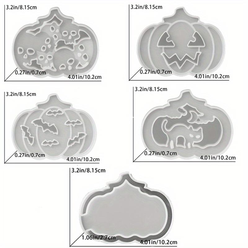 

Halloween Pumpkin Lamp Silicone Mold Light Holder Lanterns Decoration Hollowed Luminous Ornament Indoor Outdoor Scenes Decor