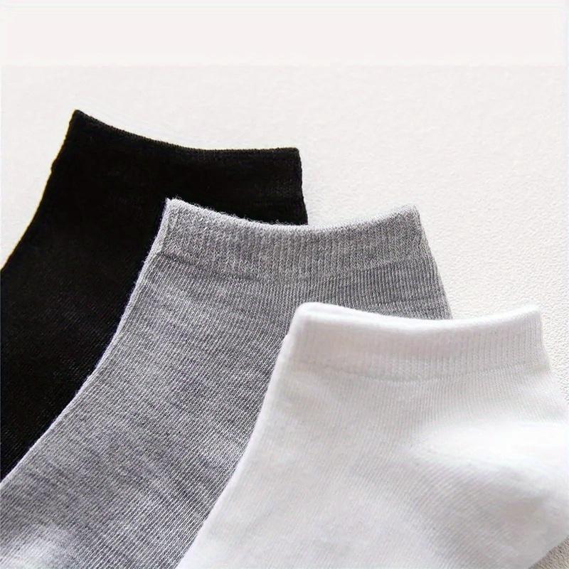 10 Pairs Unisex Low Cut Ankle Socks, Breathable Athletic Performance Socks, All-Season,37-44 US Size Range, Breathable Socks