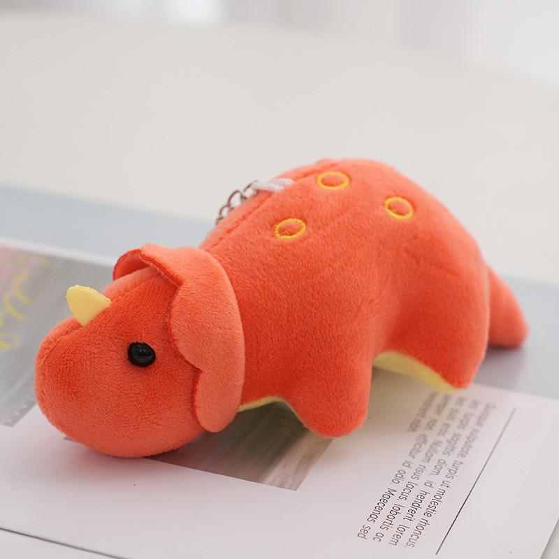 Adorable Plush Dinosaur Keychain Cute Plush Toy Doll Girls Gift In Various Colors