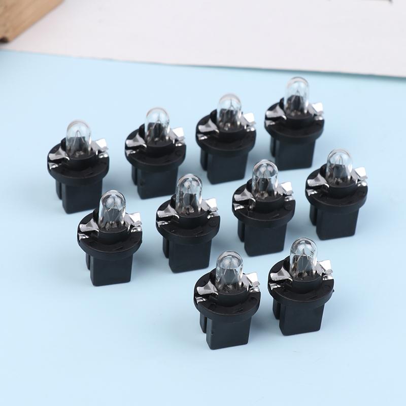 5/10 Stück LED-Glühbirne B8.5D LED Auto Innenraumleuchten Armaturenbrett Warnanzeige Keil Auto Instrumententafel Lampe Warmgelb 12V