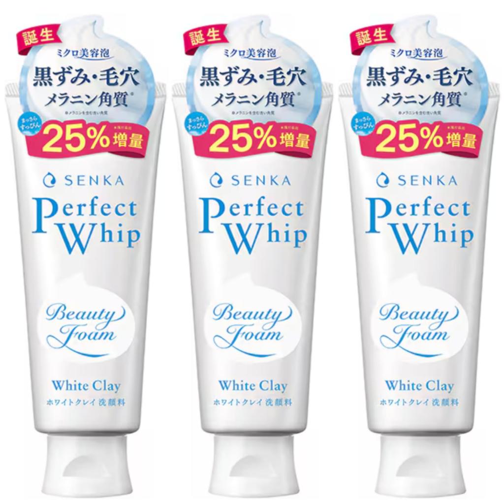Of Senka SENKA Perfect Whip White Clay Facial Cleansing Foam X 3 [Set 3] (150g Packs)