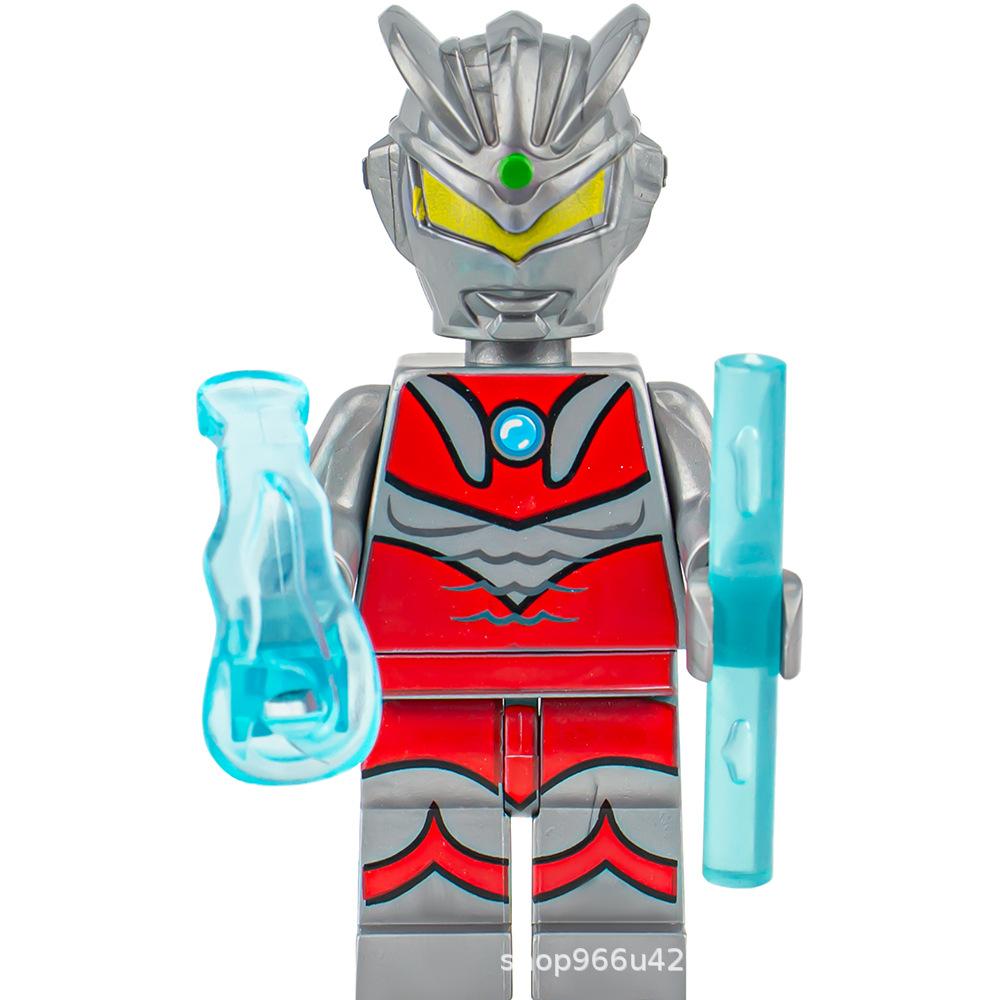 Ninja Warrior Superhero Doll With Weapon Single Building Block Assembly Toy