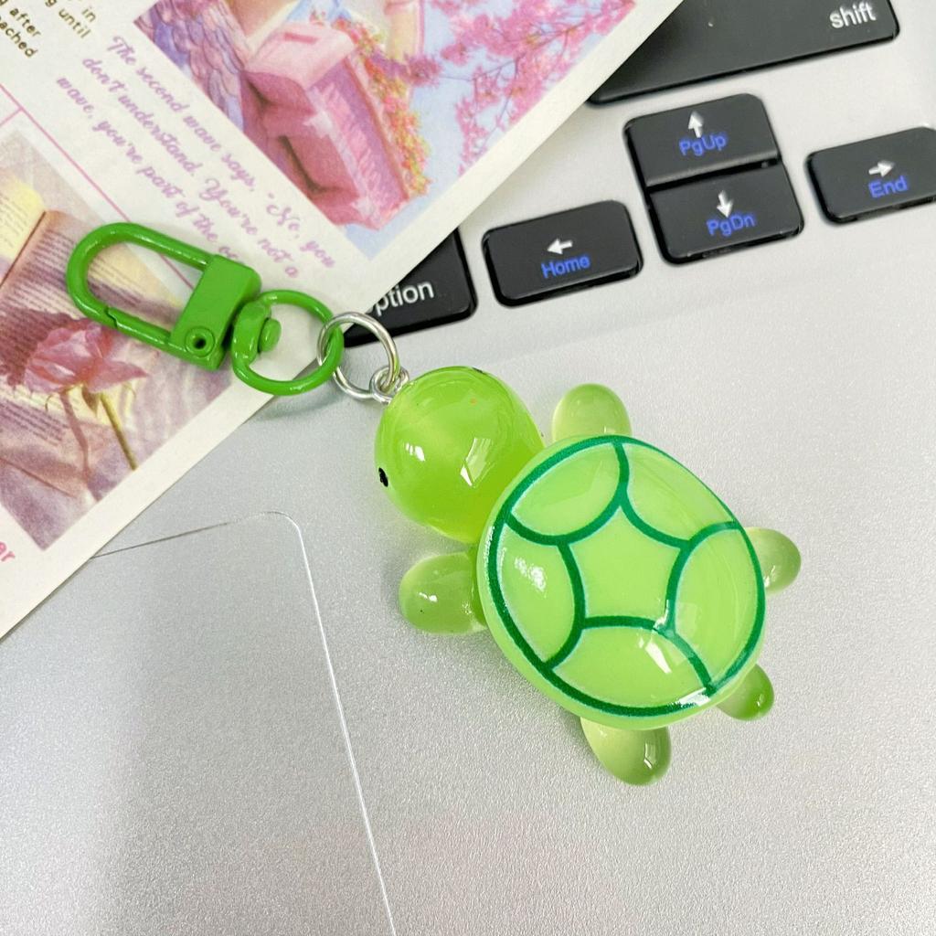 3D Leuchtende Schildkröte Leuchtet im Dunkeln Meeresschildkröte Schlüsselanhänger Ins Schildkröte Schlüsselanhänger Partner Geschenk Tasche Hängender Anhänger Party Gast Geschenk