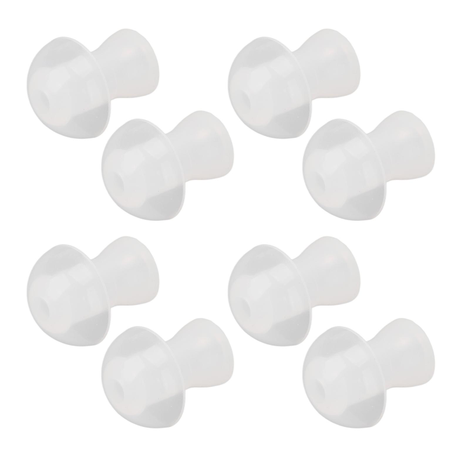

30pcs Hearing Amplifiers Eartips Soft Silicone White Accessories Replacement Earbud M M(315 X 180mm)