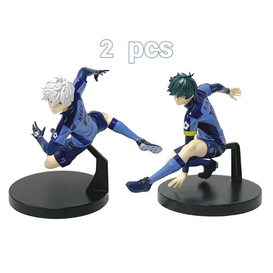 13CM Anime Figure BLUE LOCK Nagi Seishiro Rin Itoshi Action Figures Collection Model Figurine Doll Ornament Children Toy Gift