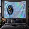 Spersonalizowany Gobelin Ścienny Wzór Manchester City Tkanina Tła Artystycznego